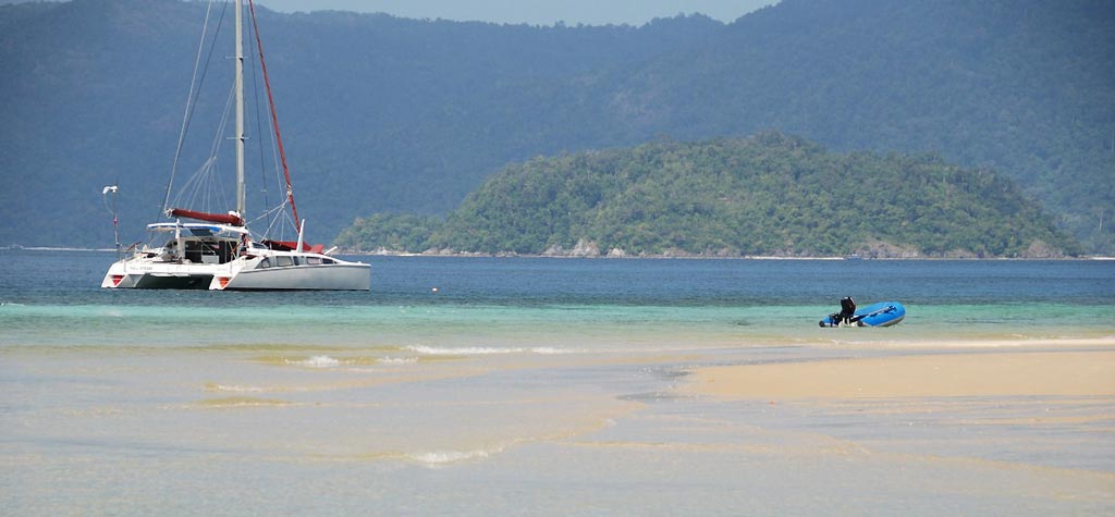 Catamaran réservé par Thailande Autrement pour des croisières sur la côte d'Andaman