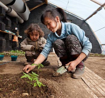 projet de solidarité climatique en Mongolie. Partenaires du Geres.