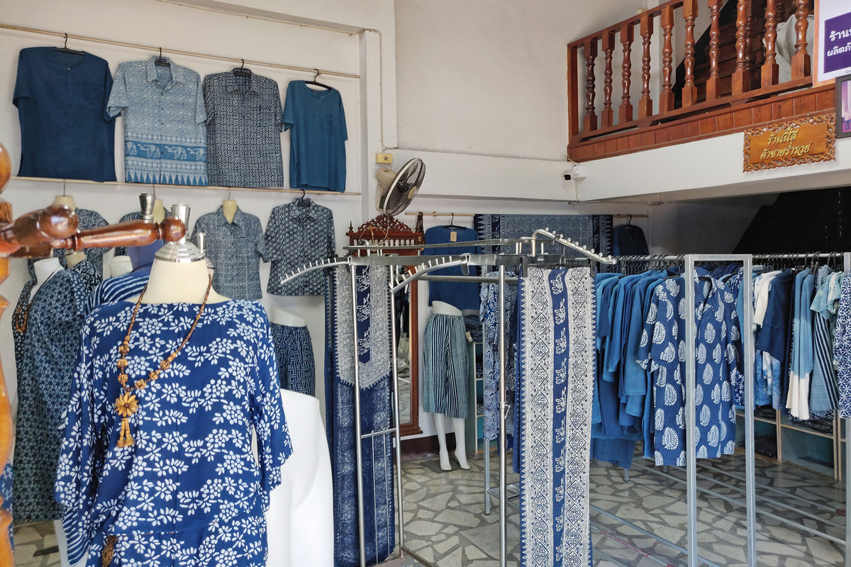 magasin de vetements indigo en Thailande