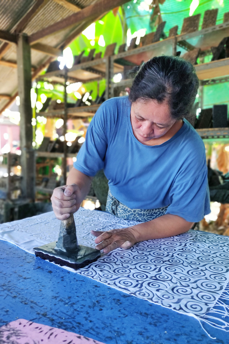 teinture indigo en Thailande