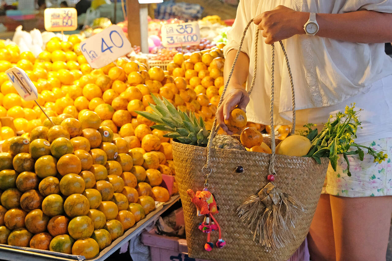 sac de marché thailandais