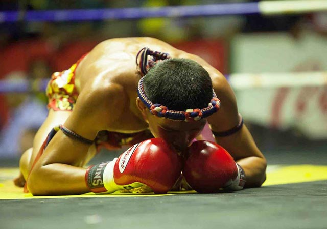 Boxeurs au Stade Ratchadamoen