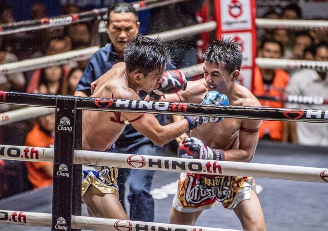 Boxeurs au Stade Lumphinee