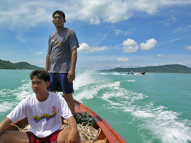 pêcheurs d'Andaman en Thailande