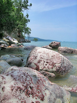 la côte d'Andaman en Thailande
