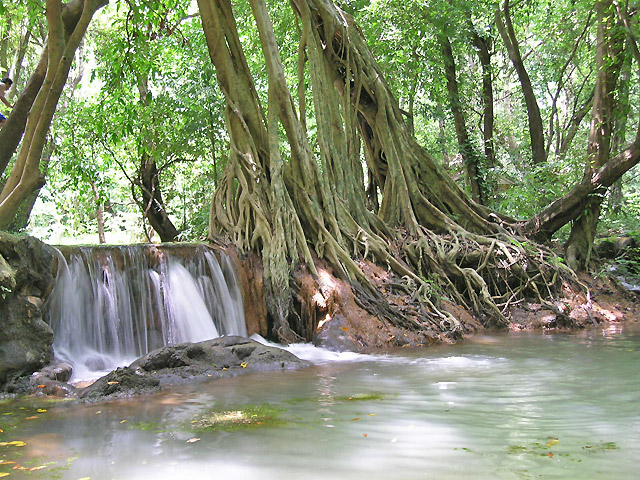 cascades de la côte d'Andaman en Thailande