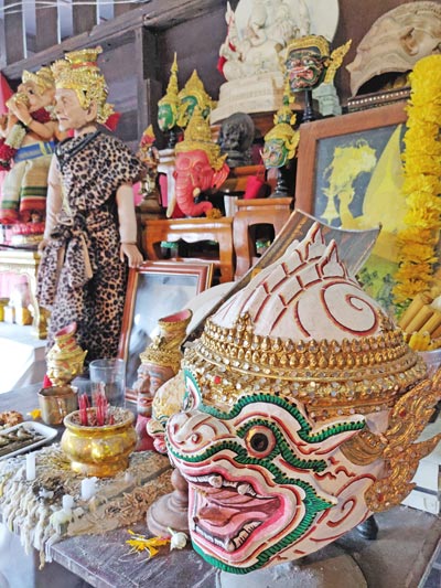 masques traditionnels Bangkok thailande