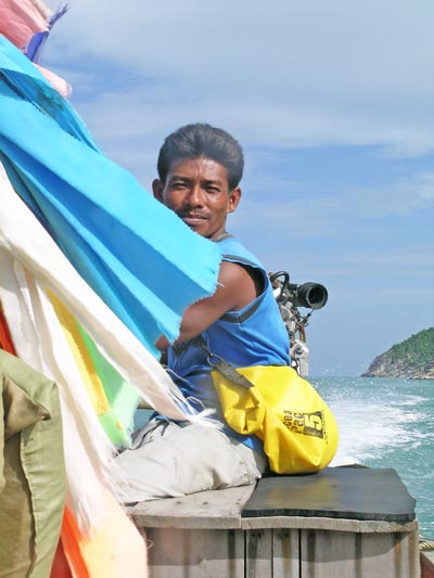 pêcheur Golfe de Thailande