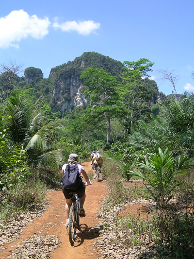 balade à vélo à Krabi